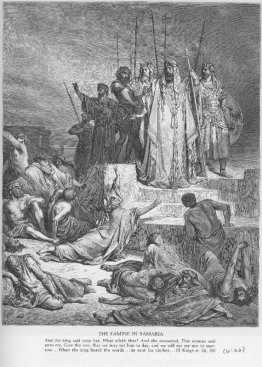 Een hongersnood in Samaria Een hongersnood in Samaria