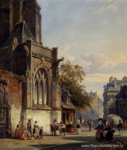 Stadsplein Voor Een Kerk A Capriccio Stadsplein Voor Een Kerk A Capriccio