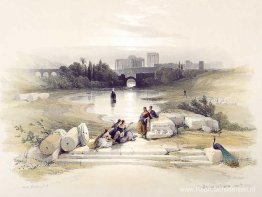 Baalbec, van de fontein Baalbec, van de fontein