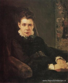 Portret van D. Chroesjtsjeva, de zus van de kunstenaar Portret van D. Chroesjtsjeva, de zus van de kunstenaar