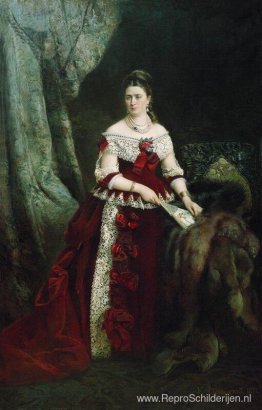 Portret van Vera Zubova Portret van Vera Zubova