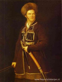 Zelfportret in pak van een blanke krijger Zelfportret in pak van een blanke krijger