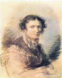 Portret van Varvara Andrejevna Tomilova Portret van Varvara Andrejevna Tomilova