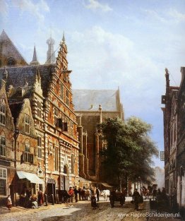 Vleeschhal en Grote Kerk in Haarlem Vleeschhal en Grote Kerk in Haarlem
