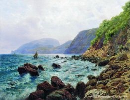 Uitzicht op Ayu-Dag vanuit Aloesjta Uitzicht op Ayu-Dag vanuit Aloesjta