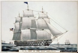 Amerikaans linieschip Ohio 104 kanonnen Amerikaans linieschip Ohio 104 kanonnen