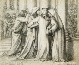 De Maagd Maria wordt getroost De Maagd Maria wordt getroost