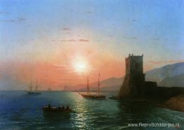 Zonsondergang in Feodosia Zonsondergang in Feodosia