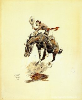 Bucking Horse en Cowgirl Bucking Horse en Cowgirl