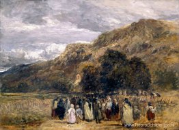 Een Welshe begrafenis, Betwys-y-Coed Een Welshe begrafenis, Betwys-y-Coed