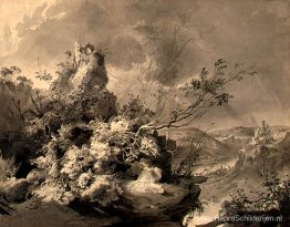 Geruïneerde torens met uitzicht op de Rijn Geruïneerde torens met uitzicht op de Rijn