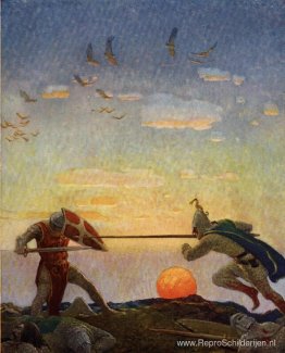 De dood van Arthur en Mordred De dood van Arthur en Mordred