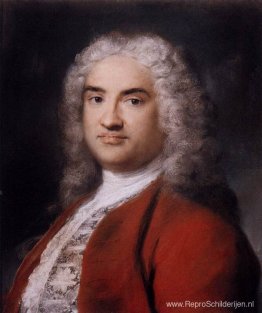 Portret van een heer in het rood Portret van een heer in het rood