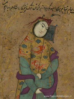 Een dame met een waaier (detail) Een dame met een waaier (detail)