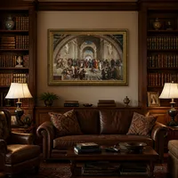 De School van Athene — Klassieke bibliotheek
