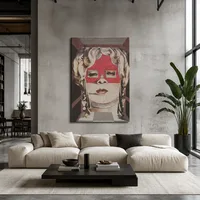 Gezicht van Mae West, dat als appartement kan worden gebruikt — Moderne loft