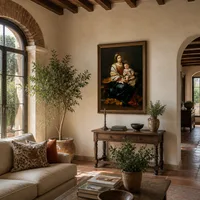De Madonna van de Rozenkrans — Italiaanse villa