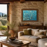 Takken met Amandelbloesem  — Italiaanse villa