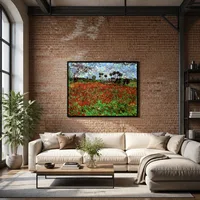 Veld met klaprozen — Moderne loft