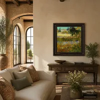 Bloeiende tuin — Italiaanse villa