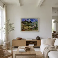 Huizen met rieten daken, Cordeville  — Scandinavisch huis