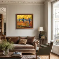 Knotwilgen en ondergaande zon — Parijs appartement