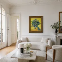 Stilleven met irissen — Parijs appartement