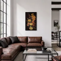 Vaas met Asters, Salvia en Andere Bloemen — Moderne loft