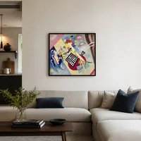 Zwart kader — Moderne loft