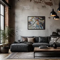 Glasschilderij met de zon (Small Pleasures) — Moderne loft
