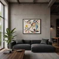 Blauw segment — Moderne loft