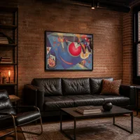 Blauw — Moderne loft