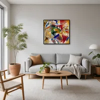 Schilderij met groen centrum — Scandinavisch huis
