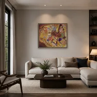 Kleine droom in rood — Huis van kunstverzamelaar