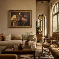 Ongeloof van Sint Thomas — Italiaanse villa
