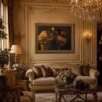Ongeloof van Sint Thomas — Barokke salon