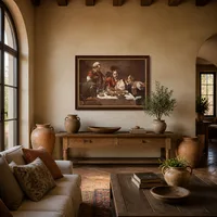 Avondmaal bij Emmaüs — Italiaanse villa
