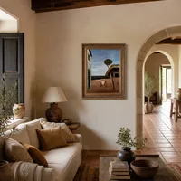 Een pijnboom aan zee — Mediterraan huis