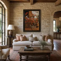 Geraniums — Italiaanse villa