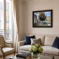 Oevers van de Seine bij Lavacourt — Parijs appartement