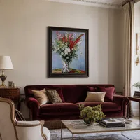 Boeket Gadiolas, Lelies en Dasies — Parijs appartement