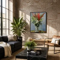 Boeket Gadiolas, Lelies en Dasies — Moderne loft