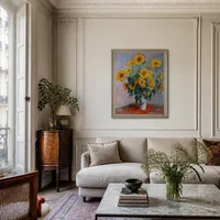 Boeket Zonnebloemen — Parijs appartement