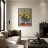 Boeket Zonnebloemen — Eigentijdse woning