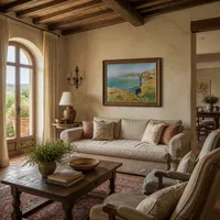 Klif bij Grainval — Italiaanse villa