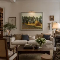 Hooibergen bij Giverny — Huis van kunstverzamelaar