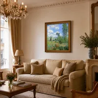 Steeg in de papavervelden, Ile Saint-Martin — Parijs appartement