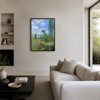 Steeg in de papavervelden, Ile Saint-Martin — Eigentijdse woning