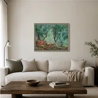 Olijfboomhout in de Moreno-tuin — Scandinavisch huis