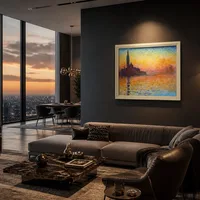 San Giorgio Maggiore in de schemering — Luxe penthouse